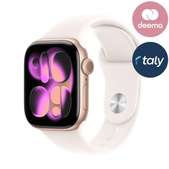 Apple Watch Series 11 Gps 46Mm Rose Gold Aluminium Case With Light Blush Sport Band - S/M
